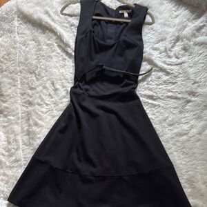 Banana Republic Elegant Black Backless Dress